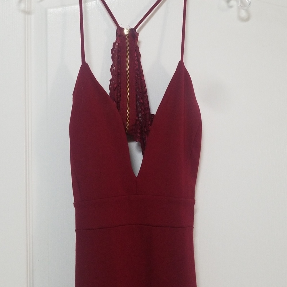 Burgundy Dress